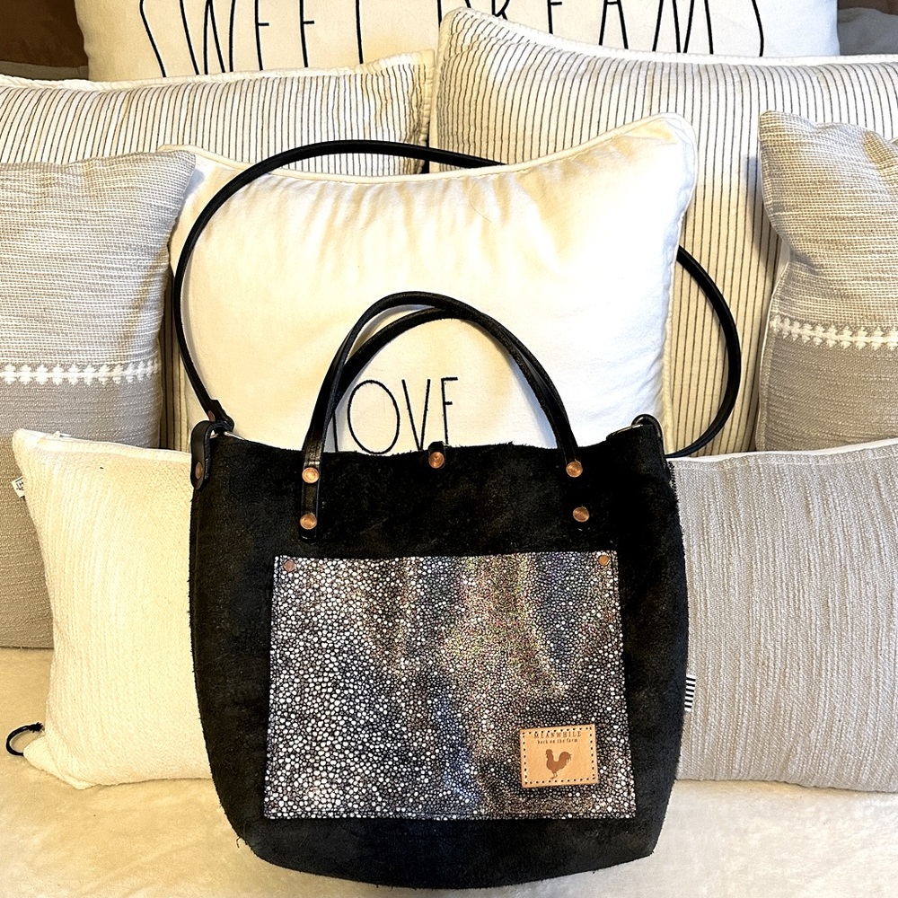 SOLD!!! Meanwhile Back on The Farm Small Batch Stingray Leather Bag